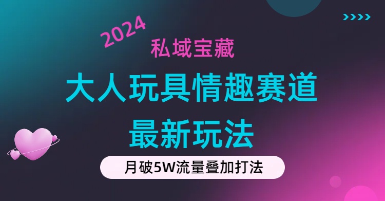 （11541期）私域宝藏：大人玩具情趣赛道合规新玩法，零投入，私域超高流量成单率高-木子聊项目