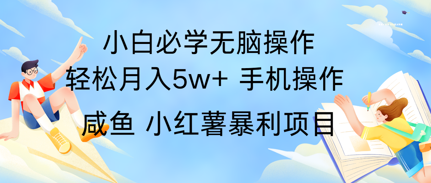 全网首发2024最暴利手机操作项目，简单无脑操作，每单利润最少500+-木子聊项目