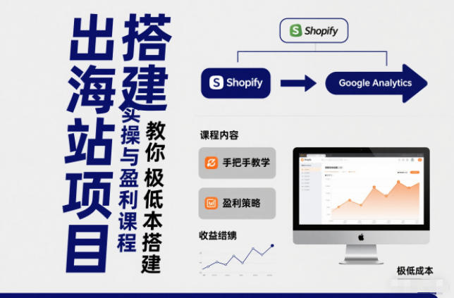 小淘出海站项目，搭建实操与盈利课程，手把手教你用极低成本搭建-木子聊项目