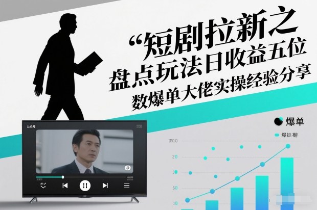 短剧拉新之盘点玩法日收益五位数爆单大佬实操经验分享-木子聊项目