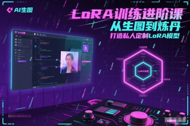 LoRA训练进阶课，从生图到炼丹，打造私人定制LoRA模型-木子聊项目