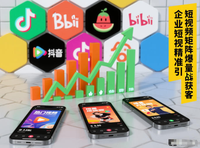 企业短视频精准引流矩阵获客，短视频矩阵爆量战法-木子聊项目