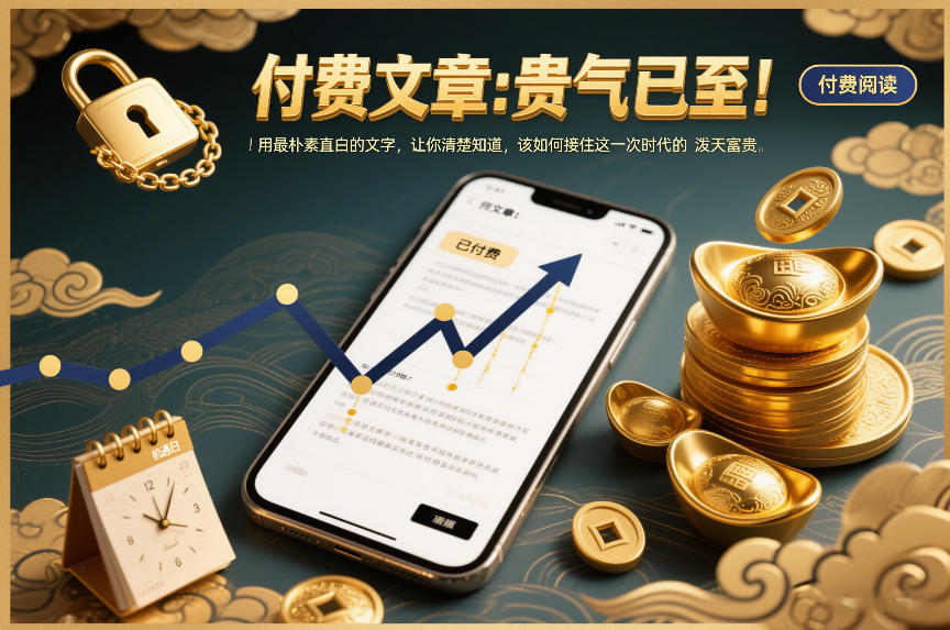 付费文章：贵气已至！用最朴素直白的文字，让你清楚知道，该如何接住这一次时代的泼天富贵-木子聊项目