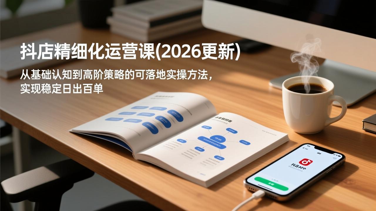 抖店精细化运营课(2026更新-木子聊项目