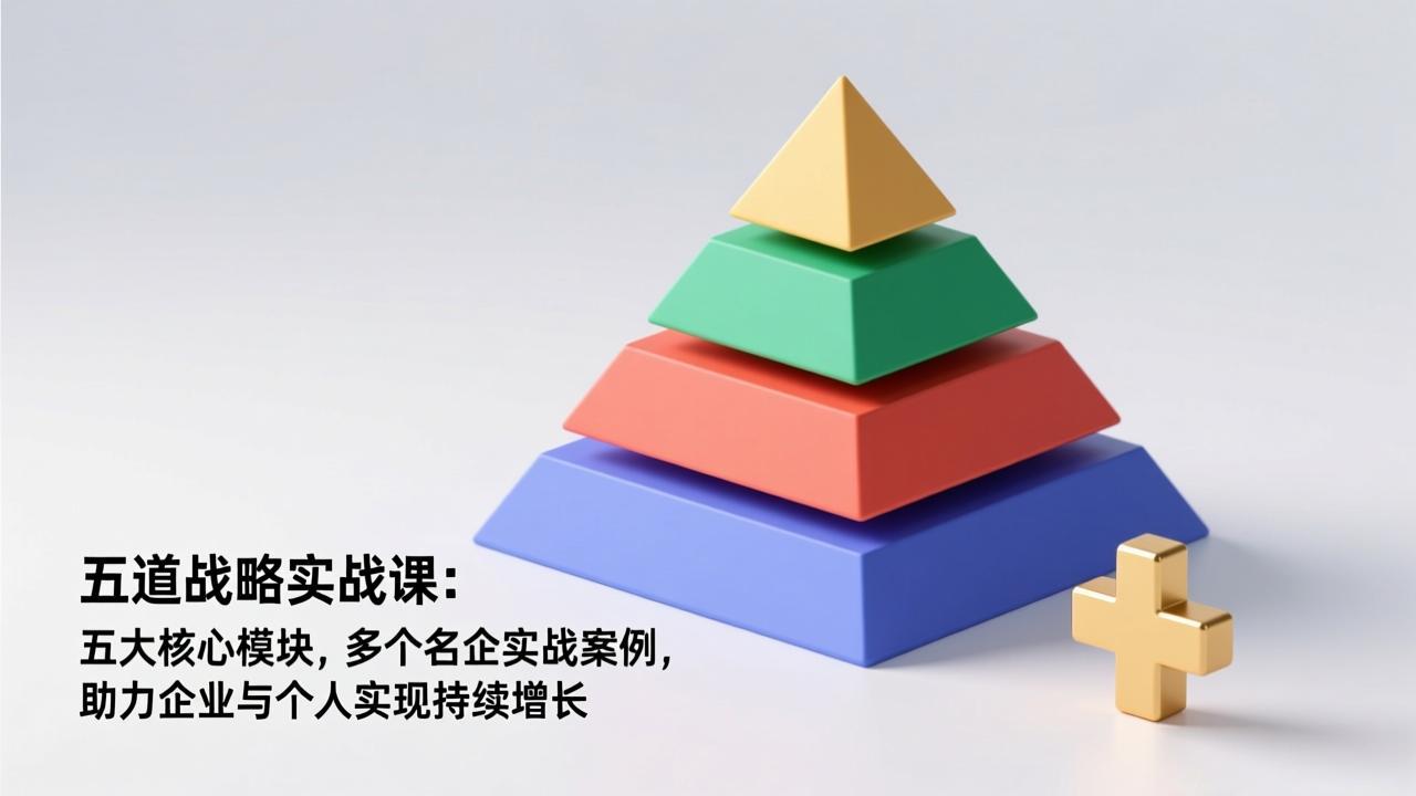 五道战略实战课：五大核心模块，多个名企实战案例，助力企业与个人实现持续增长-木子聊项目