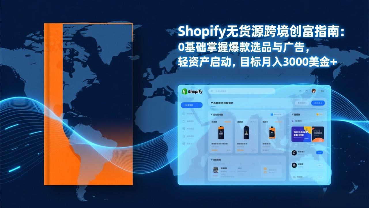 Shopify爆款打法实战：从选品到广告投放，复制爆款模型，驱动独立站月销售额破万刀-木子聊项目