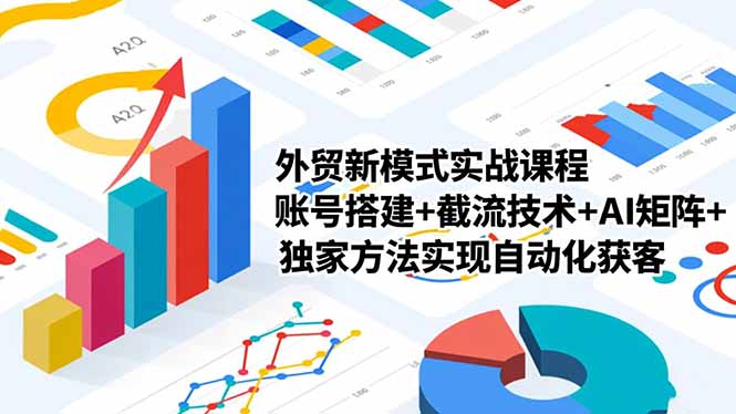 外贸新模式实战课程-更新2月，账号搭建+截流技术+AI矩阵+独家方法实现自动化获客-木子聊项目