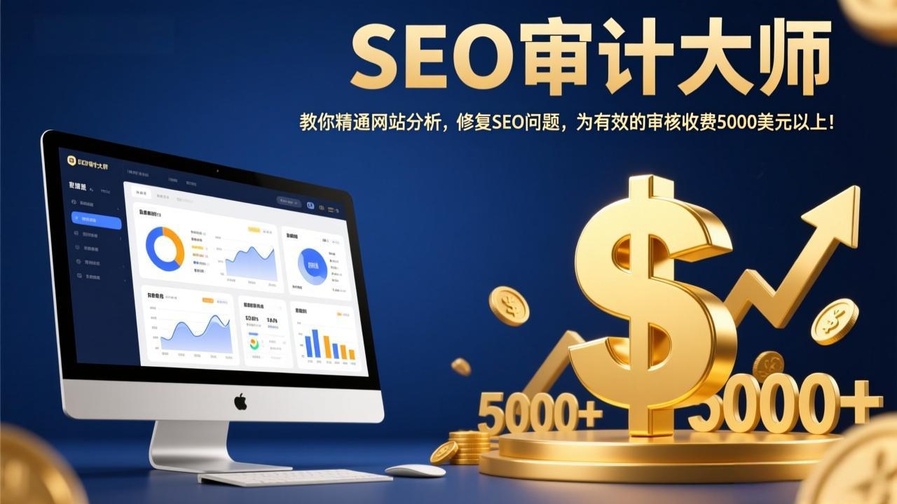 SEO审计大师：教你精通网站分析，修复SEO问题，为有效的审核收费5000美元以上！-木子聊项目
