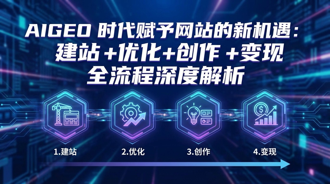 AIGEO+时代赋予网站的新机遇：建站+优化+创作+变现+全流程深度解析-木子聊项目