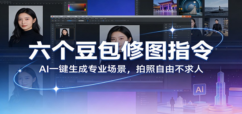 六个豆包修图指令:AI 一键生成专业场景,拍照自由不求人-木子聊项目