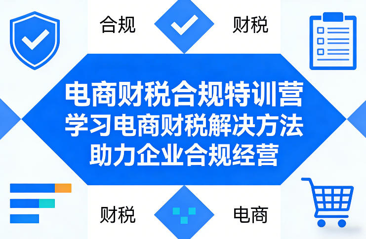 电商财税合规特训营，学习电商财税解决方法，助力企业合规经营-木子聊项目