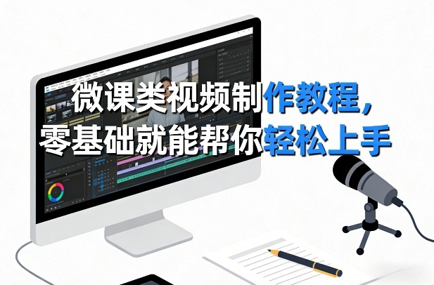 微课类视频制作教程，零基础就能帮你轻松上手-木子聊项目
