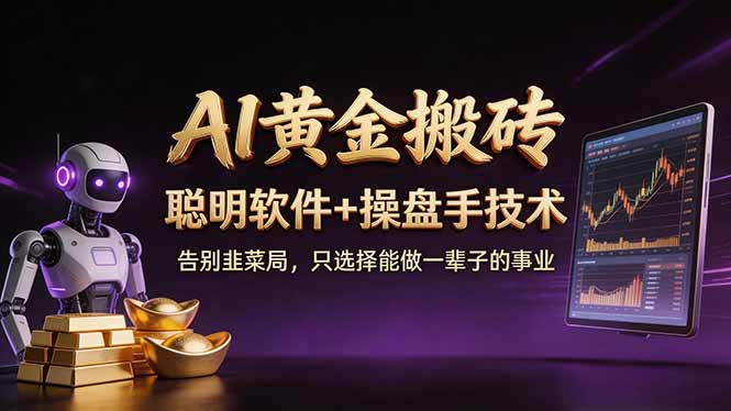A1黄金搬砖 聪明软件+操盘手技术 告别韭菜局，小白也可以轻松上手日赚50-100U-木子聊项目