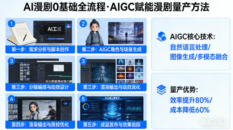 AI漫剧0基础全流程，快速掌握AIGC赋能的漫剧量产方法-木子聊项目