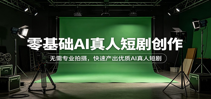 零基础AI真人短剧创作：无需专业拍摄，快速产出优质AI真人短剧-木子聊项目