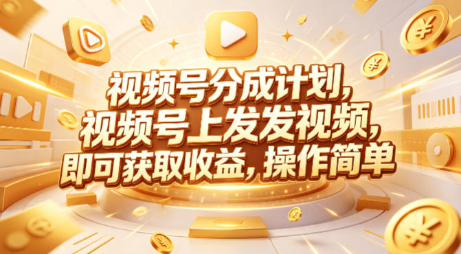 视频号分成计划，599元众筹的Red团队课程，视频号上发发视频，即可获取收益，操作简单-木子聊项目