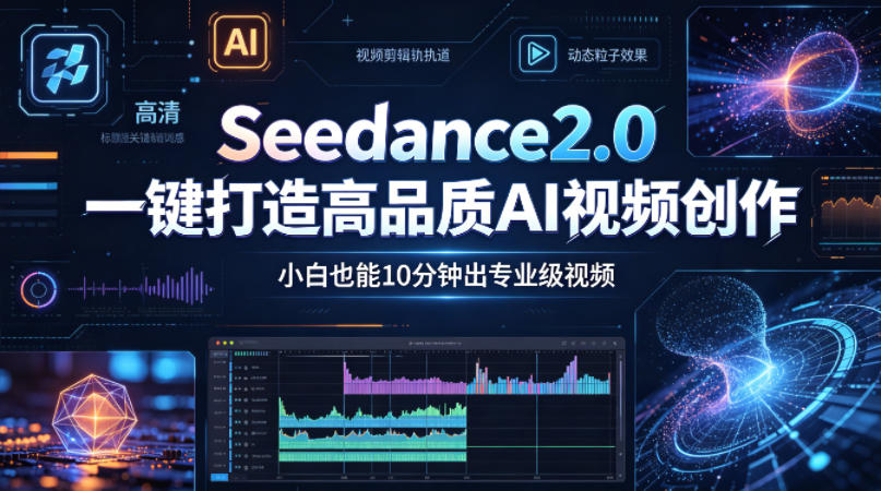 Seedance2.0一键打造高品质AI视频创作，小白也能10分钟出专业级视频-木子聊项目