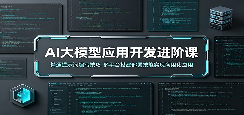 AI大模型应用开发进阶课：精通提示词编写技巧，多平台搭建部署技能实现商用化应用-木子聊项目