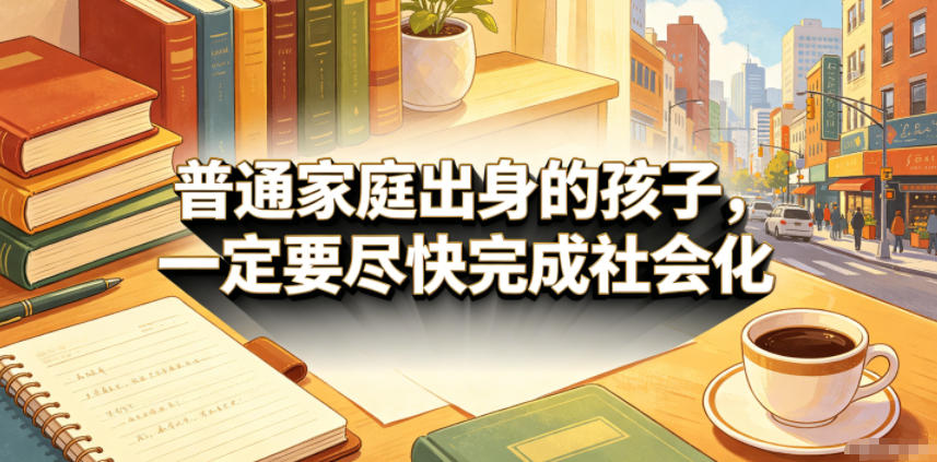 付费文章：普通家庭出身的孩子，一定要尽快完成社会化-木子聊项目