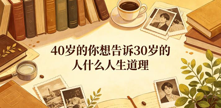 公众号付费文章：40岁的你想告诉30岁的人什么人生道理？-木子聊项目