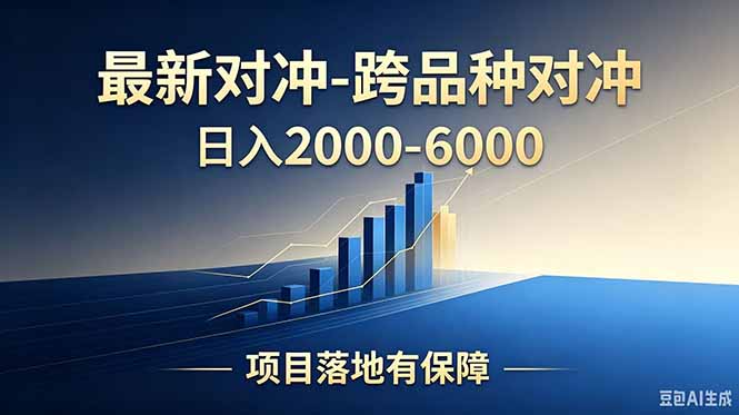 跨品种对冲震撼首发！日收益2000-6000+，项目绿色长久，安全稳健，合规靠谱，可批量放大-木子聊项目