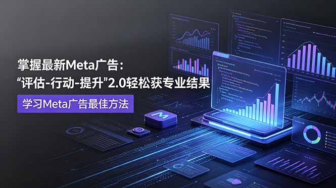掌握最新的Meta广告，通过“评估-行动-提升”2.0版本轻松获得专业级结果。学习目前学习Meta广告的最佳方法-木子聊项目