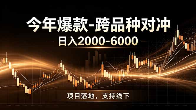 全新跨品种对冲模式上线！日稳定盈利 2000-6000，合规长久可批量放大-木子聊项目