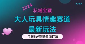 （11541期）私域宝藏：大人玩具情趣赛道合规新玩法，零投入，私域超高流量成单率高-木子聊项目