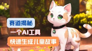 利用AI工具一分钟制作原创视频，多种变现方式，复制粘贴月入2w+！-木子聊项目