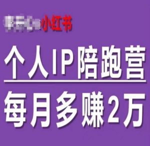 小红书个人IP陪跑营，60天拥有自动转化成交的双渠道个人IP，每月多赚2w-木子聊项目