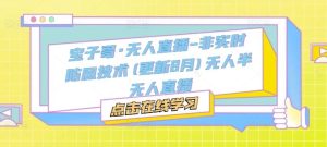 宝子哥·无人直播-非实时防风技术(更新8月)无人半无人直播-木子聊项目