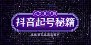 抖音起号秘籍，掌握抖音算法与鱼塘玩法，快速获取流量，打造爆款直播间-木子聊项目