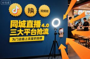 同城直播实操班4.0,三大平台抢流,为门店插上流量的翅膀-木子聊项目