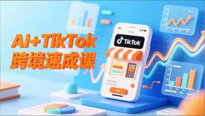 AI+TikTok跨境速成课，智能翻译、店铺定位、流程拆解，7天高效上线运营-木子聊项目