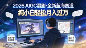 2026年全新蓝海赛道,纯小白轻松月入过万-木子聊项目