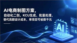 AI电商制图方案，自动化二创、SKU生成、批量处理，替代高额设计成本，单项目可省数千元-木子聊项目