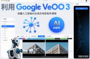 利l用Google Veo 3创建人工智能AI生成式电影制作课程，使用人工智能的力量创建令人惊叹的视频-木子聊项目