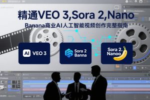 精通VEO 3,Sora 2,Nano Banana商业AI人工智能视频创作完整指南-木子聊项目