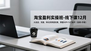 淘宝盈利实操班-线下课12月，从选品、流量、转化到渠道拓展，掌握SOP+12门技术(音频+字幕-木子聊项目