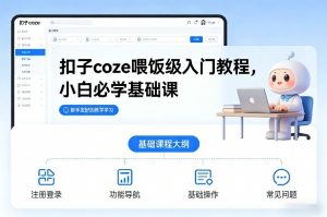 扣子coze喂饭级入门教程，小白必学基础课-木子聊项目
