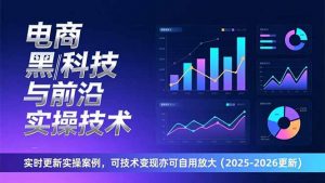 电商黑科技与前沿实操技术：实时更新实操案例，可技术变现亦可自用放大(2026更新-木子聊项目