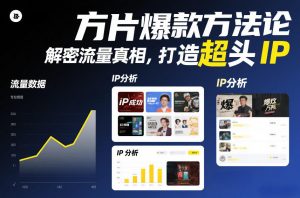方片爆款方法论,解密流量真相,打造超头IP-木子聊项目
