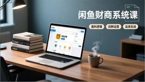 闲鱼财商系统课:从盈利逻辑、店群运营到品类实战,实现稳定月入过万-木子聊项目