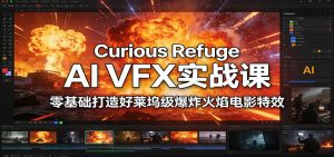 Curious Refuge AI VFX实战课,零基础打造好莱坞级爆炸火焰电影特效-木子聊项目