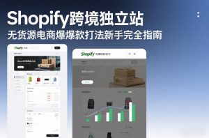 Shopify跨境独立站无货源电商爆款打法新手完全指南-木子聊项目