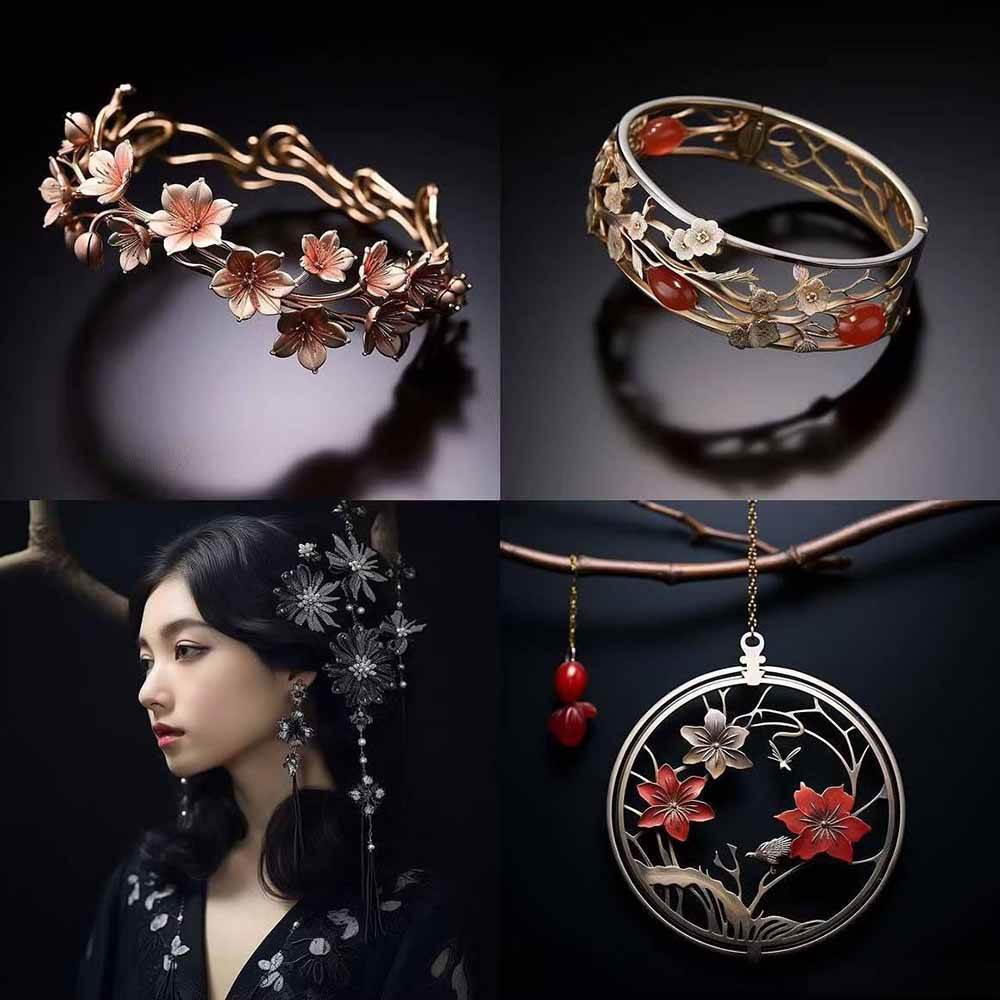 图片[5]-463个Midjourney珠宝摄影提示词：覆盖全品类珠宝，AI设计秒出专业效果-木子聊项目