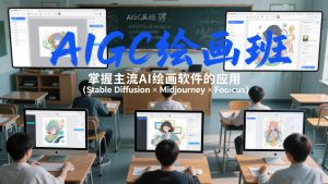 AIGC绘画班,掌握主流Ai绘画软件的应用(Stable Diffusion x Midjourney x Fooocus)-木子聊项目