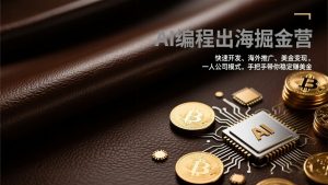 AI编程出海掘金营：快速开发、海外推广、美金变现，一人公司模式，手把手带你稳定赚美金-木子聊项目