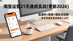 淘宝运营21天速成实战(更新2026-木子聊项目