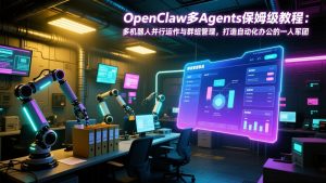 OpenClaw多Agents保姆级教程：多机器人并行运作与群组管理，打造自动化办公的一人军团-木子聊项目